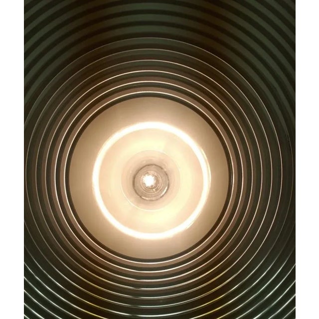 White Acrylic Hanging Lamp, 1980s For Sale - Image 8 of 12