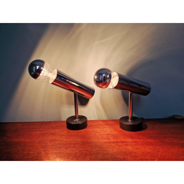 Tubular Chromed Metal Articulated Wall Lights by Staff Leuchten, Germany, 1970, Set of 2 For Sale - Image 4 of 18