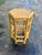 1980s Vintage Coastal Bamboo and Cane Brighton Pavilion Style Side Table For Sale - Image 5 of 11