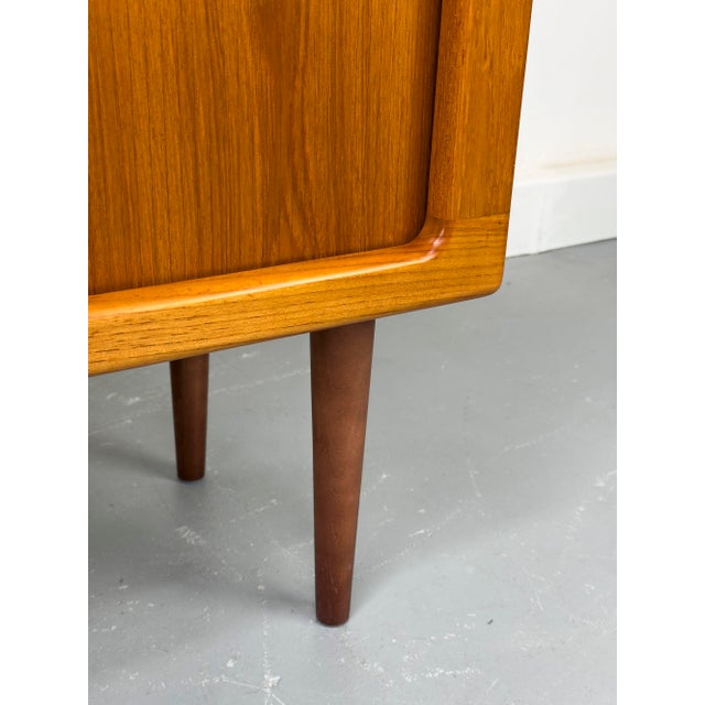 1970s Danish Teak Sideboard with Tambour Doors from CFC Silkeborg, 1970s For Sale - Image 5 of 18