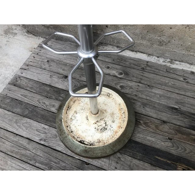 Vintage Wardrobe Stand in Aluminum, 1950s For Sale - Image 9 of 11