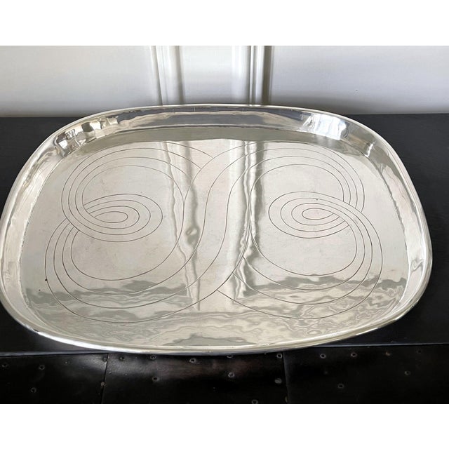 Large Mexican Modern Sterling Silver Coffee Tea Serving Set William Spratling For Sale - Image 15 of 18
