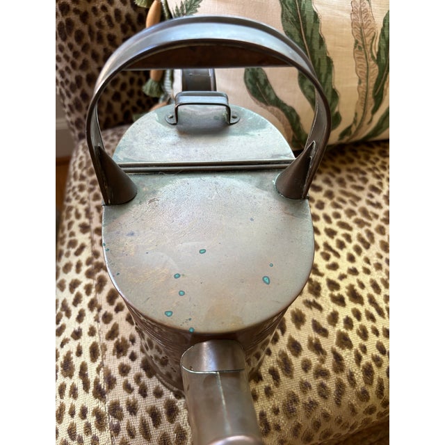 19th Century Victorian Brass Watering Can For Sale In Savannah - Image 6 of 12