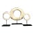 Antique Mounted New Guinea Abelam Currency Shell Rings- a Set of 3 For Sale