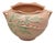 Antique Roseville Gardenia Bleeding Heart Pink 651-8" Jardiniere Planter Pot For Sale