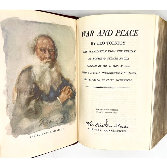 Set of 6 Vintage Leather & Faux Leather Bound Classic Books – 4 Easton Press Editions For Sale - Image 10 of 18