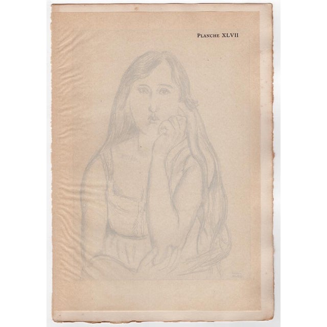 Black Matisse, Girl, Original Lithograph, 1920 For Sale - Image 8 of 11