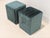 Velvet Ottomans from Sable Interiors, Set of 2 For Sale - Image 9 of 13