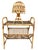 Mid-Century Modern Italian Rattan Side Table, 1950s For Sale - Image 3 of 14