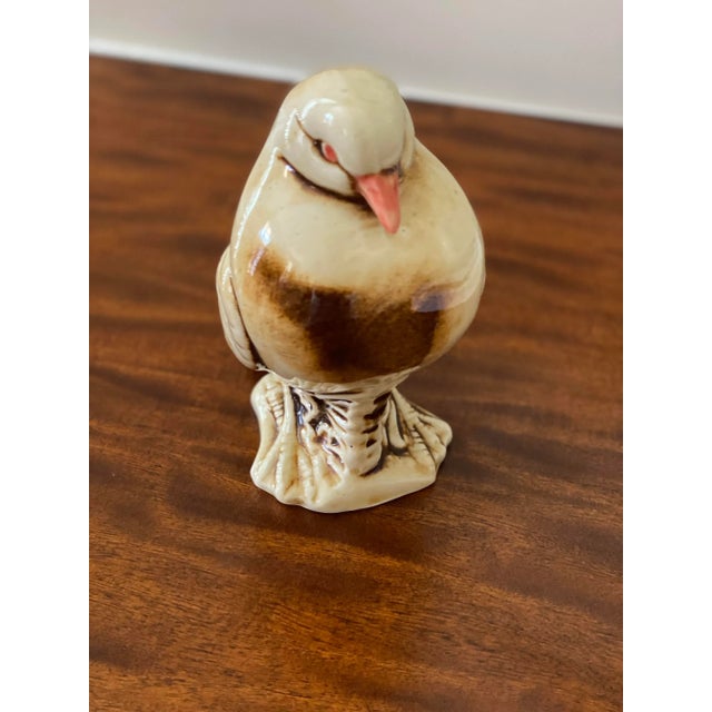 Traditional Brown Ceramic Dove, Made in Brazil For Sale - Image 3 of 9