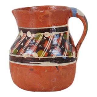Mid-Century Mexican Redware Pitcher For Sale