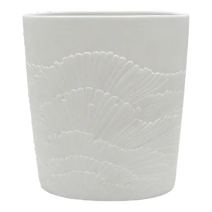 1970s Rosenthal Studio Line Rosamunde Nairac Coral Anemone Bisque White Pillow Vase