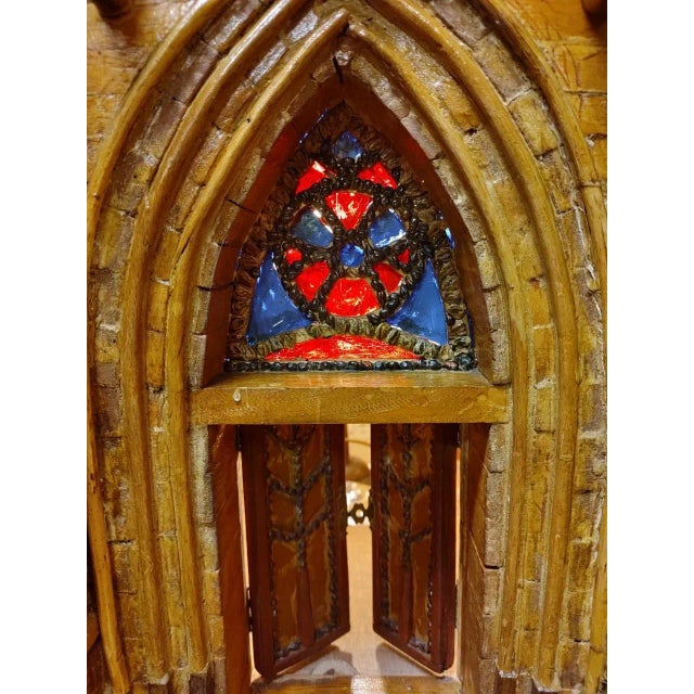 This is truly a rare piece of original French Folk Art. Made by a local artist in the 1950's in the town of Fougeres...