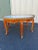 Banded Mahogany Marble Top Coffee Table With Brass Gallery- Spain, Mid 1900s For Sale - Image 6 of 12