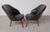 Set of Lounge Chairs by Ejvind Johansson, Restored with Customizable Reupholstery, 1960s For Sale - Image 3 of 15