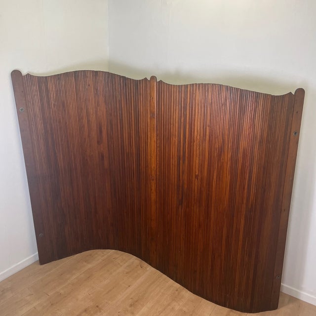 Undulating Screen with Pine Slats, 1930 For Sale - Image 4 of 17