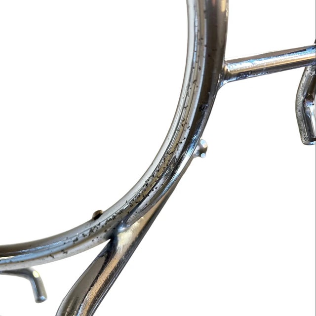 Metal 1960s Italian Chrome Hall Tree For Sale - Image 7 of 10