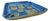 Large Ceramic Trinket Tray in Blue Rimini by Aldo Londi for Bitossi, Italy, 1960 For Sale