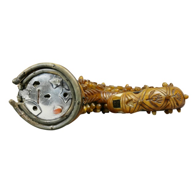 Amber Scottish Horn Snuff Mull For Sale - Image 8 of 13