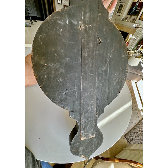 19th-Century Victorian Banjo Mother Pearl Wall Barometer For Sale - Image 18 of 18
