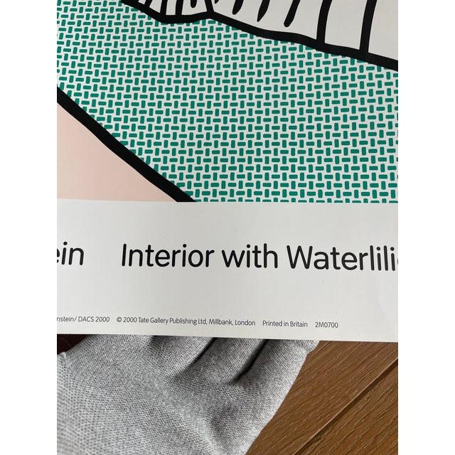 2000 - 2009 Roy Lichtenstein (1923-1997), Interior With Waterlilies, 1991, Copyright Estate of Roy Lichtenstein/Dacs 2000, Printed in Britain For Sale - Image 5 of 9