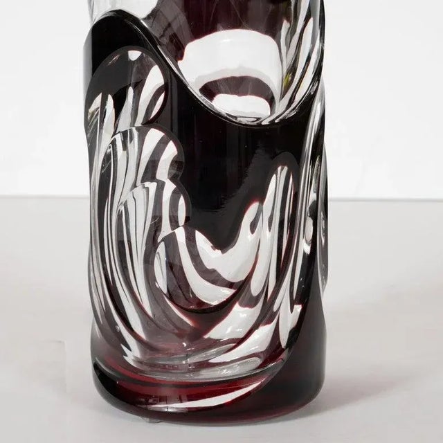 Jiri Jelinek Art Glass "Reva" Vase For Sale - Image 9 of 12