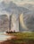 Mid 20th Century Vintage Romantic Landscape Oil Painting, Signed John Pollins, Ornate Giltwood Frame For Sale - Image 5 of 5
