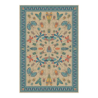 6ft X 9ft Iris Apfel for Ruggable Fluttby Area Rug For Sale