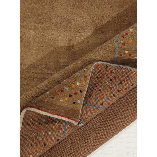 Hand-Knotted Persian Tribal Gabbeh Rug 7'7" X 10'6" For Sale In Washington DC - Image 6 of 6