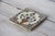 Rustic European 19th/20th Century Tile Depicting a Flower Vase For Sale - Image 3 of 8