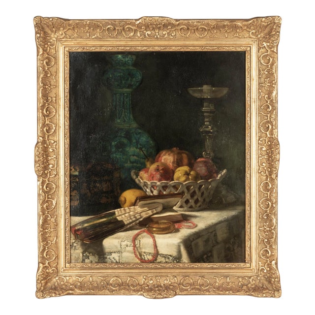19th Century French School Still Life Painting For Sale