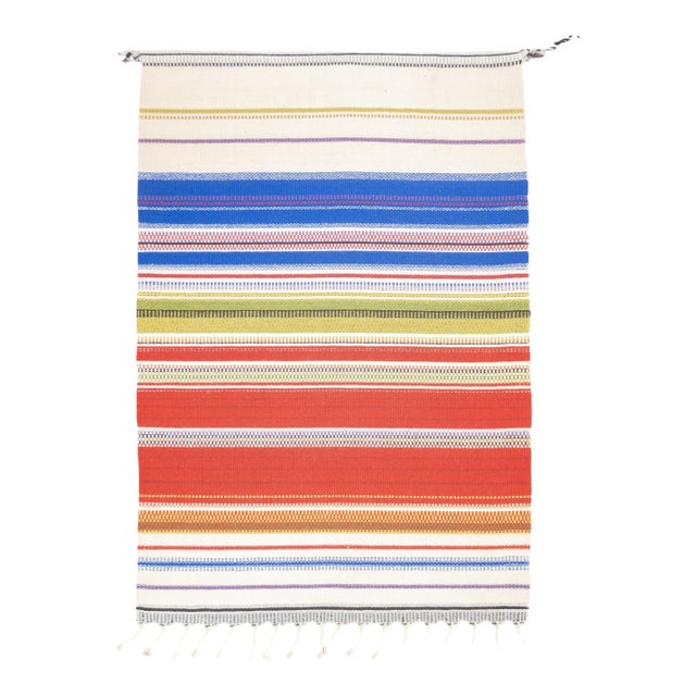 Modern Persian Kilim Wool Rug 3'3'' X 4'8'' For Sale