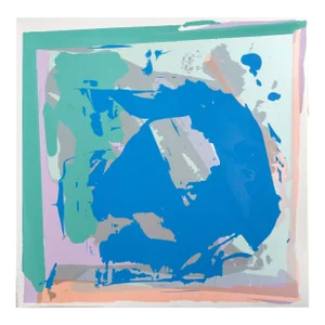 Blue Heron, Darryl Hughto Silkscreen, Signed and Numbered in Pencil