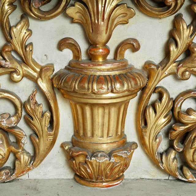 Gilded and Lacquered Wooden Coffee Table with Scagliola Top, 1970s For Sale - Image 6 of 10