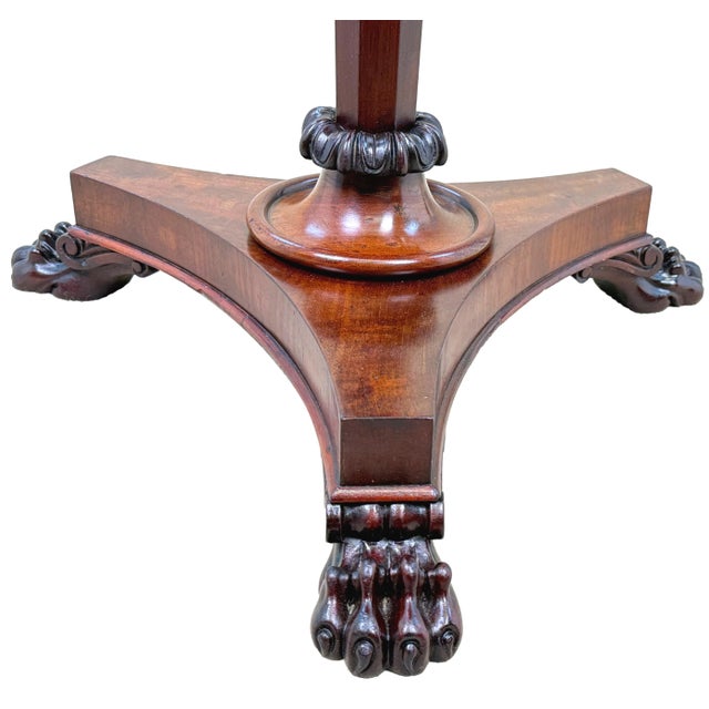 Chess Top Lamp Table, 1840s For Sale - Image 4 of 10