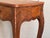 Brown 19th Century Style French Louis XV Marquetry Side Table or Nightstands, a Pair For Sale - Image 8 of 10