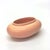 Ceramic Vintage Mid Century Modern Blush Pink Planters - Group of 3 For Sale - Image 7 of 8