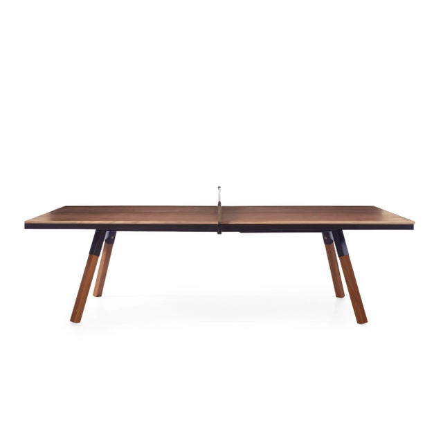 Not Yet Made - Made To Order RS Barcelona You and Me Indoor Ping Pong Table, Walnut and Black For Sale - Image 5 of 8