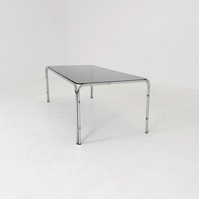 Contemporary Large Mid-Century Bauhaus Coffee Table by Huwa-Spiegel Parsol, West Germany, 1970s For Sale - Image 3 of 13