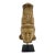 Hand Carved Stone Head of Indian Deity Statue on Stand For Sale
