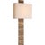 Gold Anne-Marie Barton for Visual Comfort Signature Fumar 23" Tail Sconce in Ridged Tombac with Bouclé Shade For Sale - Image 8 of 13