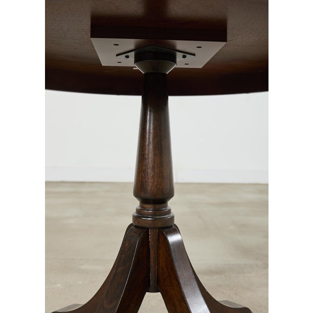 Early 21st Century Arteriors Regency Style Round Veneered Center Table For Sale - Image 5 of 16