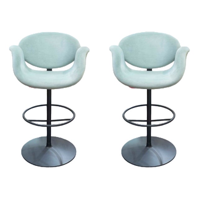 Vintage Tulip Bar Stools by Pierre Paulin for Artifort, 1960, Set of 2 For Sale