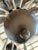 Metal Vintage 12-Light Tole Palm Leaf Chandelier With Sculptural White Arms For Sale - Image 7 of 12