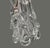 Hand Blown Italy Art Glass Clear Christmas Tree 12'' High For Sale - Image 9 of 10