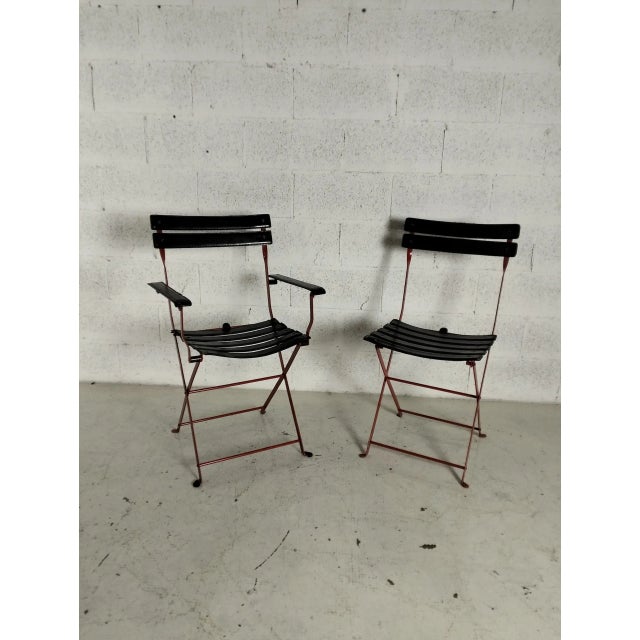 Celestina Folding Chairs attributed to Marco Zanusso for Zanotta, 1970s, Set of 2 For Sale - Image 6 of 13