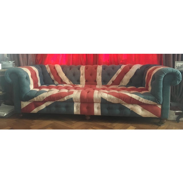 Timothy Oulton Custom Union Jack Couch For Abc Carpet Home