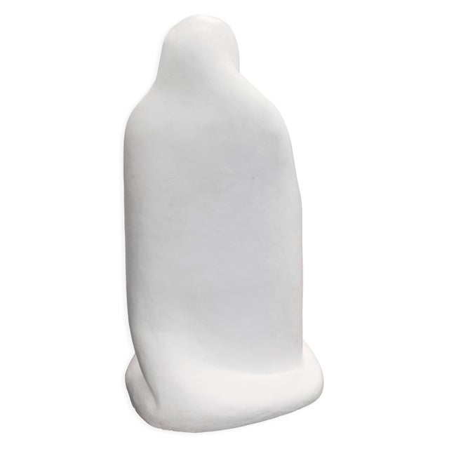 Richard Kozlow - Joseph, 1996 White Cast Resin Modern Sculpture 44" X 30" X 26.5 For Sale - Image 4 of 9