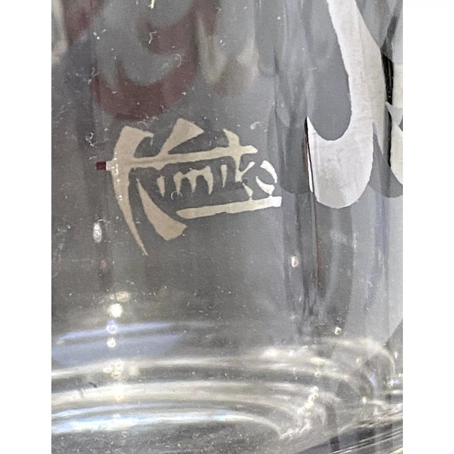 Silver Kimiko Glasses & Coasters - Set of 4 For Sale - Image 8 of 8