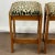 1970s 1970s Mid-Century Safari Boho Chic Faux Leopard Counter Stools, Newly Reupholstered - A Pair For Sale - Image 5 of 12
